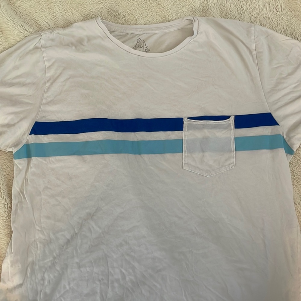 Birdwell blue striped tee- Never Worn